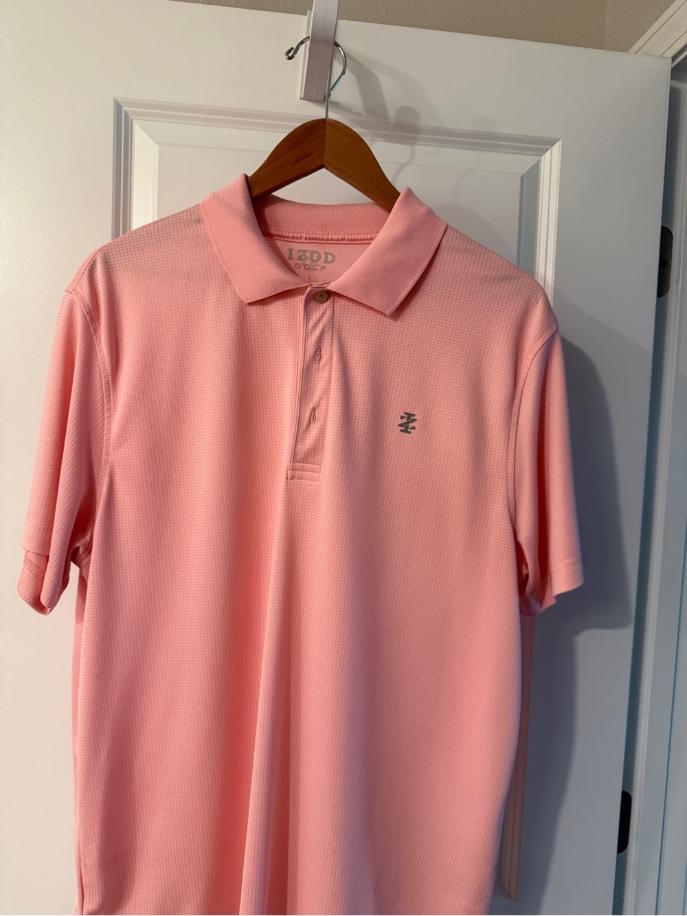 Izod Men's Light Pink Performance Polo